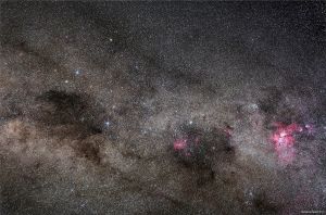 Jižní kříž, ESO obs.,La Silla, Chile, Nikon D810A, Zeiss 85/1,4