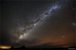 Milky Way at ESO's observatory La Silla, Chile, Nikon D700